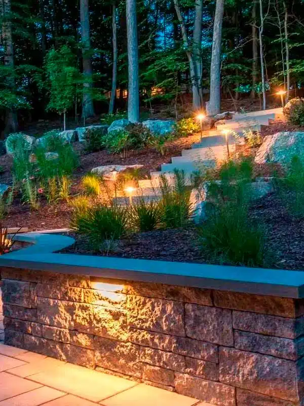 Outdoors with Landscape Lighting Installation in Duluth